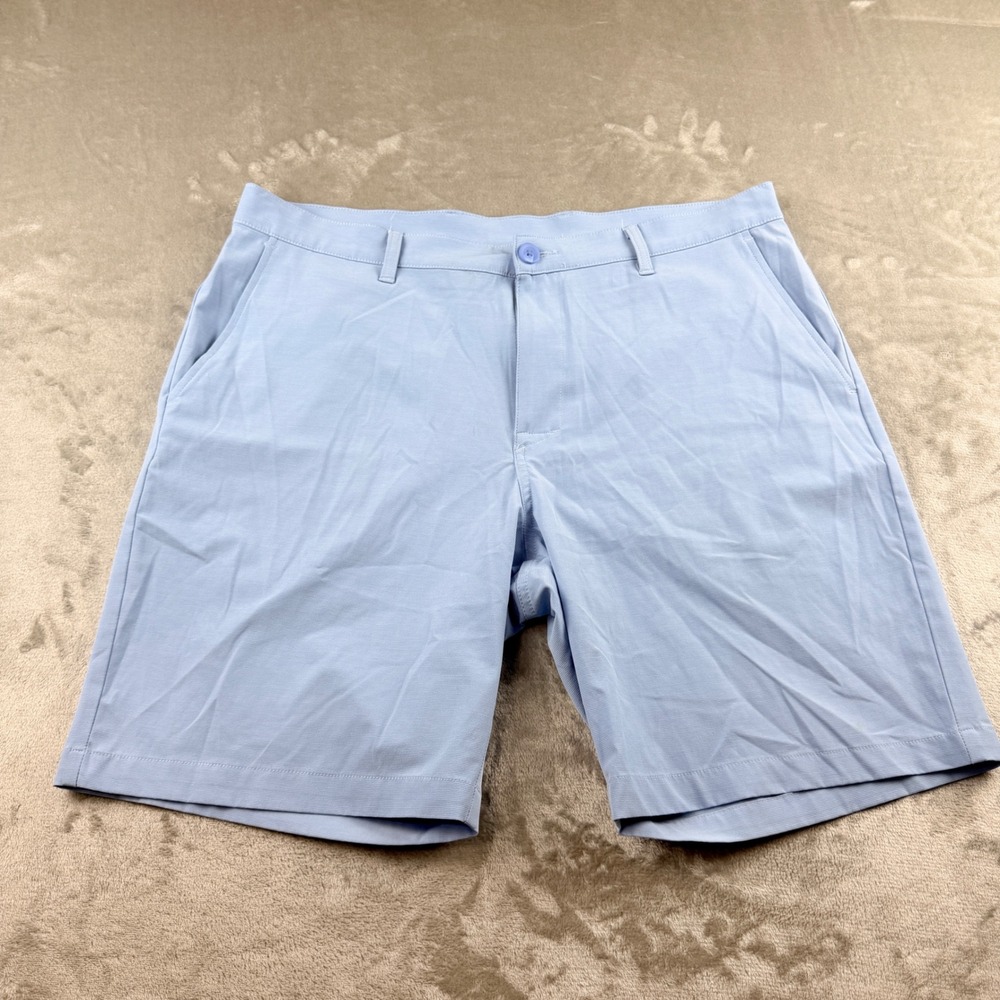 Pro Tour Men's Size 38 Golf Shorts Blue Flat‎ Front Performance Stretch